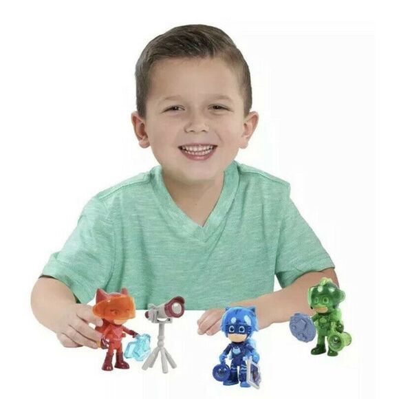 PJ Masks Super Moon Adventure Gekko Figure Set with Light Up Jetpack ~ NEW - Picture 5 of 5